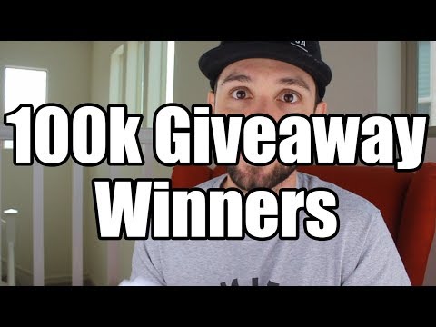 100k Giveaway Winners!