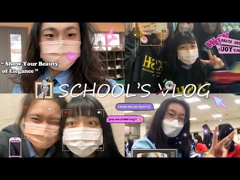 🏫 school’s vlog ｜在振聲高中的校園日常🎨 上傳千瓦比賽、八方雲集、喜劇拍攝、大個子、新角色