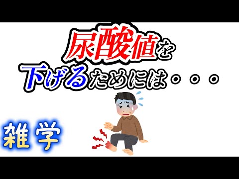 【雑学】尿酸値・プリン体に関する雑学（尿酸値を下げる雑学）