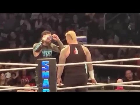 Jey Uso vs Solo Sikoa Off Air Dark Match after WWE Smackdown!