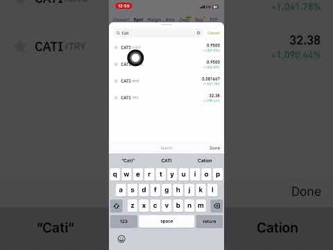 HOW TO TRADE MY CATI TO USDT ON BINANCE