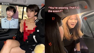 LETTING MY FRIENDS choose my OUTFITS to university! (oh no)