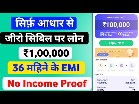 Small Credit Loan App₹1Lakh Today Fast Approval 2024 | New Loan Apply Kaise kare | Low CIBIL Score