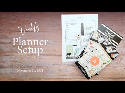 Weekly Planner Setup | November 11, 2024