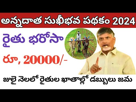 అన్నదాత సుఖీభవ రూ, 20000 - annadata sukhibhava scheme 2024#connectingchandra