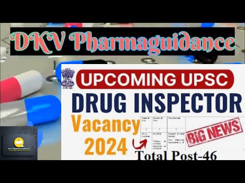 drug inspector vacancy 2024 | upcoming drug inspector vacancy 2024 | How to Become Drugs Inspector