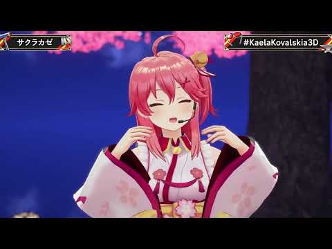 [Kaela Kovalskia] サクラカゼ / Sakurakaze (ft. Miko) [3D Live]