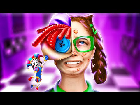 Pomni Doll helps Nerd to become Ragatha 🤡 The Amazing Digital Circus makeover hacks and gadgets