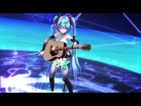 ミクさんがまた一曲披露してくれるそうです　Miku gives a performance again:"Hunter's moon" by Andy Mckee