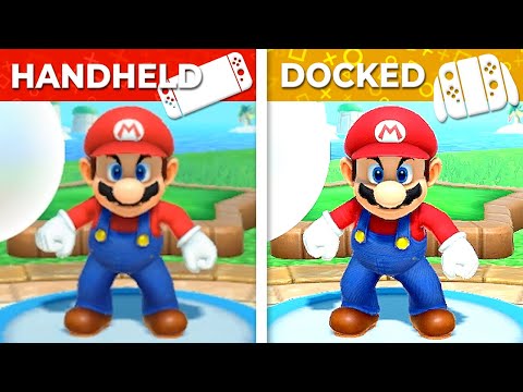 Super Mario Party Jamboree - Switch Handheld vs Docked (Graphics Comparison)