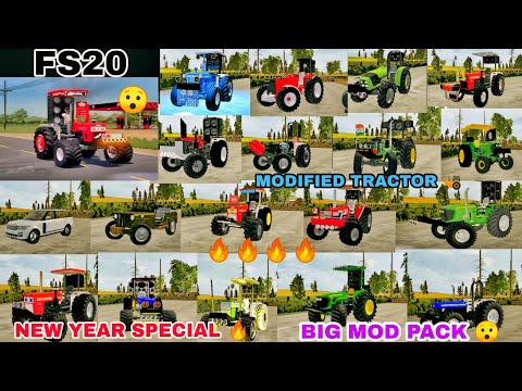 Fs20🔥 indian tractor🚜 mod download😎 link || tractor 😯mod 👑for fs20  || Indian 🚨tractor game👍 || mod