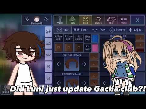 DID LUNI JUST UPDATE GACHA CLUB?! @LuniLuni