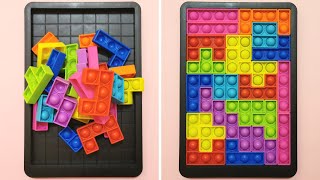 Pop It Fidget Tetris Jigsaw Puzzle Toy