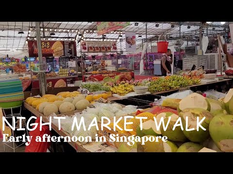 Night Market Walk In Singapore