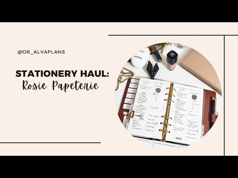 Stationery Haul: Rosie Papeterie