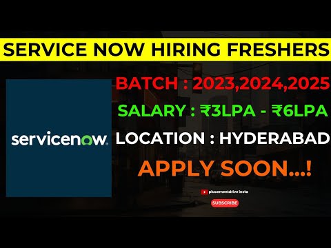 Associate Software Quality Engineer Role at ServiceNow | Early Career Opportunity | Freshers Hiring