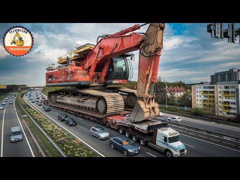 Extreme Dangerous Oversize Load Transport |Massive Heavy Equipment in Action