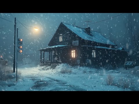 Experience the Magic of Winter BLIZZARD SOUNDS for Sleep, Winter Blizzard Ambience, Howling Wind