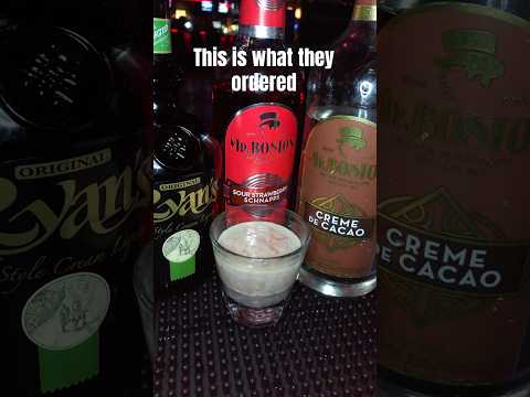 The drinks I made while bartending on Christmas Eve ￼