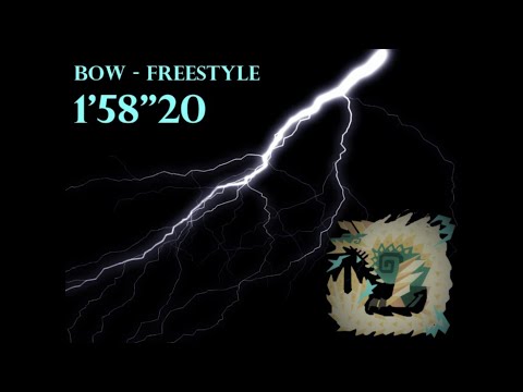 MHW Iceborne (Xbox) - Zinogre 1'58" Solo Bow | Freestyle