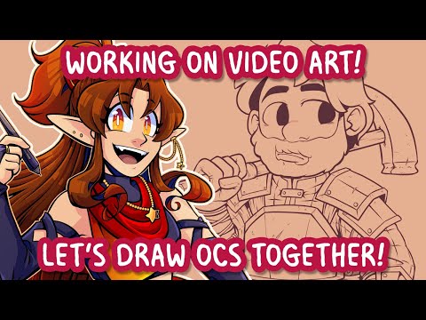 Let's Draw Together! I'm gonna yap about my D&D characters the whole time probably