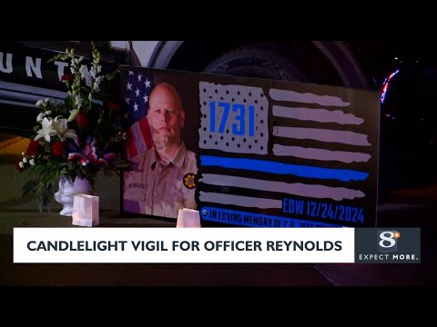 Candlelight Vigil for Officer Reynolds