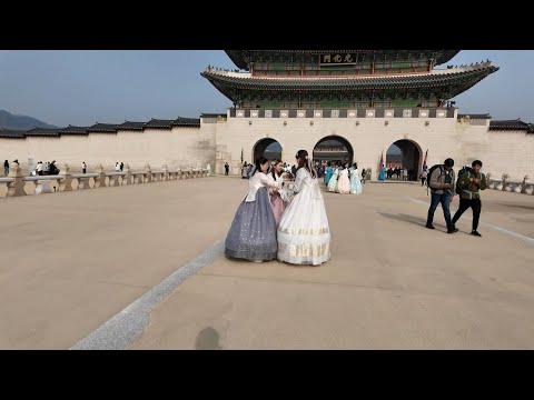 Gyeongbokgung Palace Walking Tour and the Vibrant Autumn Color