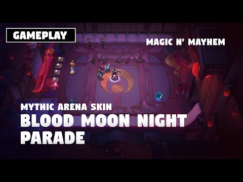 BLOOD MOON NIGHT PARADE (GAMEPLAY) - MYTHIC ARENA SKIN | TFT SET 12