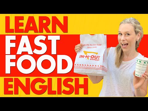 Learn American Fast Food Vocabulary | English with Jackie