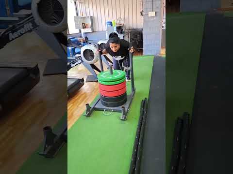 Sled Pull and Push 120kg !!!#beautiful #gym #gymmotivation #excercise #healthy #weightlifting #crazy