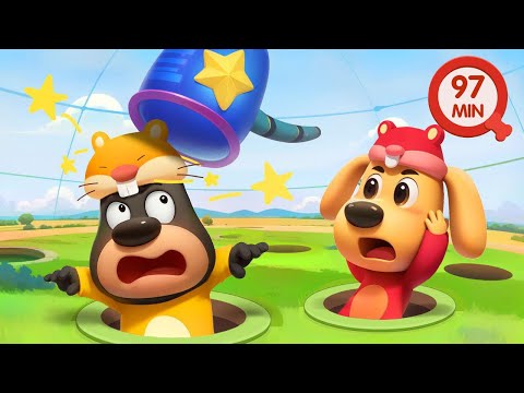 Police Whack A Mole Game | Escape Room Challenge | Cartoons for Kids | Sheriff Labrador