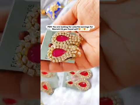 #colorfuljewelry #youtubepartner #youtubeshorts #yehrishtakyakehlatahai #hinakhan #navratrispecial