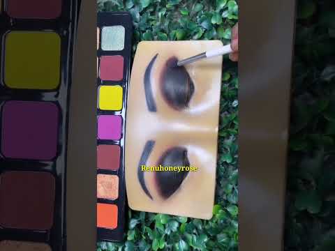 50 days Eye make up challenge /#renuhoneyrose #eyemakeup #shortvideo