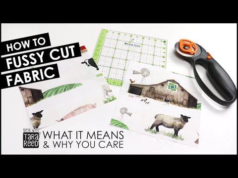 How to Fussy Cut Fabric  - What it Means and Why You Care