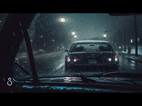 Rain on Car Window | 12 Hours | Black Screen | Sleep In Series