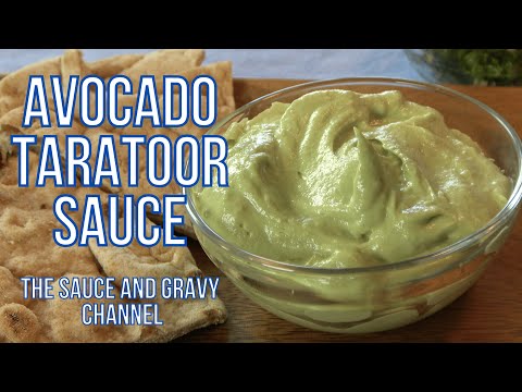 Creamy and Delicious Avocado Taratoor Sauce | Avocado Sauce Recipe | Sauce with Tahini | Gravy Guy