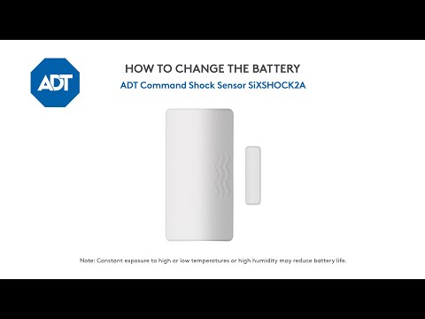 How to change the battery in your Command Shock Sensor