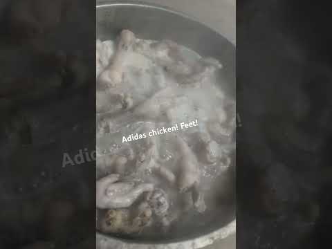 ADIDAS FEET CHICKEN I YUMMY AND CRISPY #share  #food  #fried #happylife  #yummy