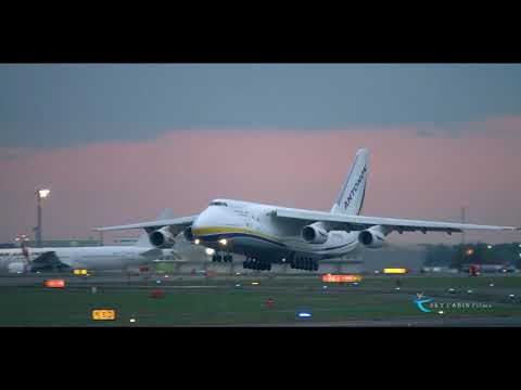 【新千歳空港 飛行機動画】 世界最大級の巨大飛行機「アントノフ」を久々に撮影!! Antonov Airlines(ADB) Antonov An-124 Ruslan UR-82029