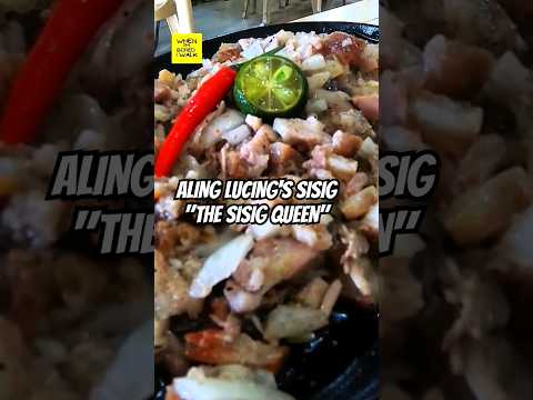 THE ORIGINAL ALING LUCING'S SISIG #sisig #filipinofood #short #shorts #shortsvideo #shortsfeed #food