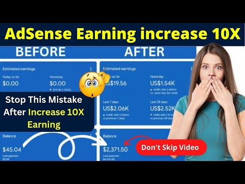 AdSense Earning Increase 10X After Apply This Method | how to increase AdSense CPC | AdSense