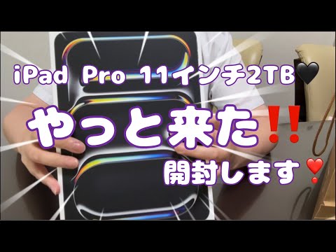 iPad Pro11インチ2TB開封動画❣️#75