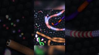 Epic moments at SLITHER.IO.  Epic Battles - #shorts