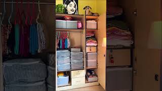 Closet Organisation Ideas #wardrobeorganisationideas #almirahorganizingideas #closetorganization