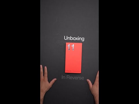 Reverse in 11 OnePlus the unboxing (read that backwards) #techtok #unboxing #smartphone