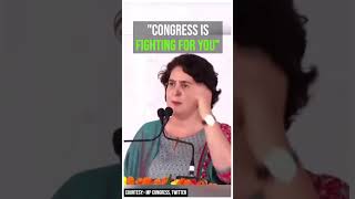 #Shorts | "Congress is fighting for you" | Priyanka Gandhi | Madhyapradesh Election| Kamalnath | BJP