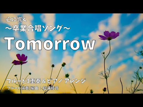 【フルート3重奏】合唱曲「Tomorrow」＃卒業ソング＃合唱曲 #生きもの地球紀行