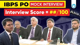 IBPS PO Mock Interview 2024-25 | Questions & Answers with Expert Feedback By Ex IBPS Panel [Mock 2]