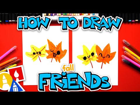 How To Draw Fall Leaf Friends