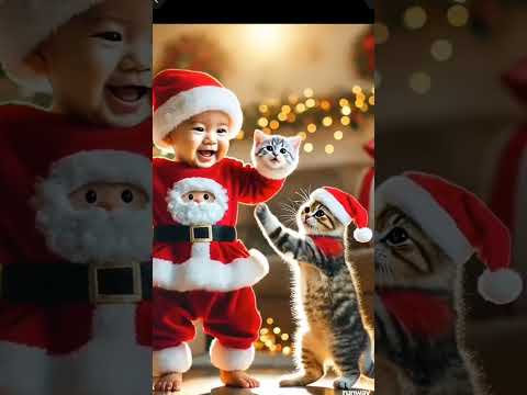 Christmas 🎁🎁 baby dance 😃😃 #dogdance #doggydance #baby #babydancemoves #cutebaby